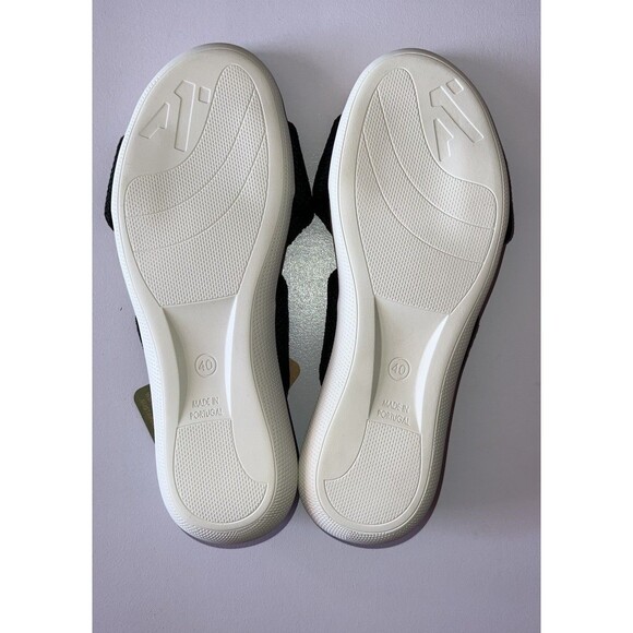 Arcopedico Pantanal Black Knit Crisscross Slide Sandals Woman’s Size EU 40 - Picture 5 of 8